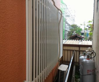 後付面格子設置工事 坂戸市