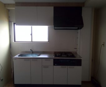 賃貸マンションの退去後キッチンリフォーム　中野区
