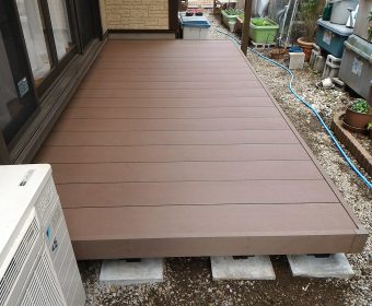 ＹＫＫリウッドデッキ設置工事　狭山市