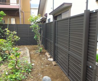 プレスタフェンス8型・多段柱 坂戸市