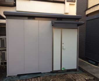 イナバ物置ナイソー設置工事　中野区