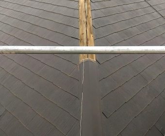 台風で屋根の板金が飛んでしまった 日高市