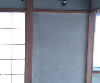 和室壁の塗り替え　日高市