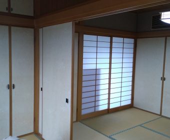 襖の張替え　越生町